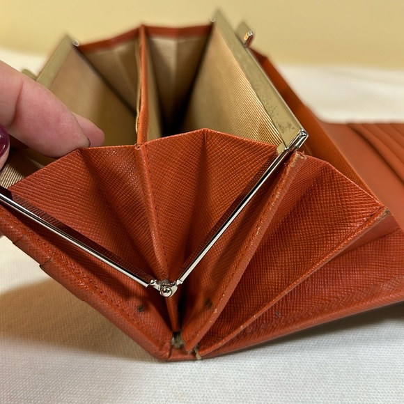 Burberry Leather and Canvas Long Wallet w/ unbranded crossbody chain & insert - Picture 13 of 16